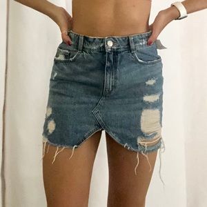 Denim skirt